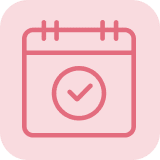 Icon of a calendar